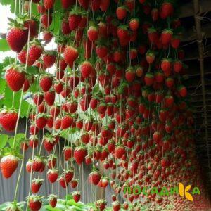 Клубника ампельная Анастасия купить по цене от 370р. в интернет-магазине «Посадика» с доставкой почтой в в Ишиме и по всей России – [изображение №1].